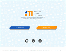 Tablet Screenshot of modernstorefixturenj.com
